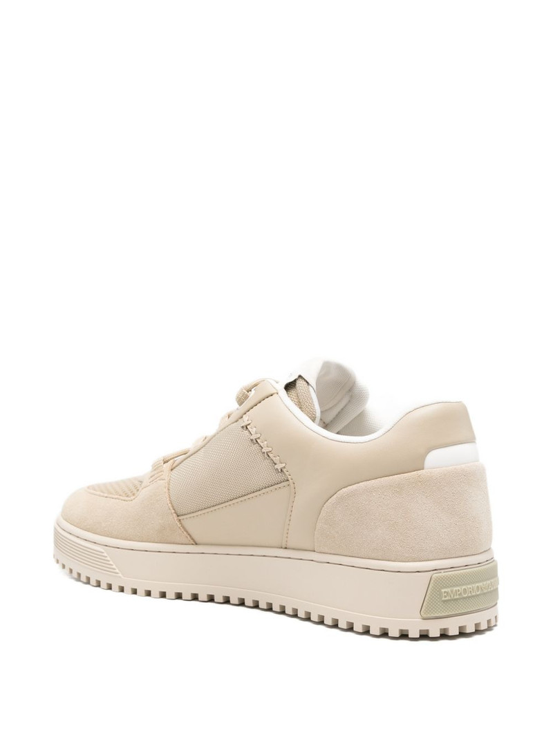 panelled mesh-detail sneakers 3