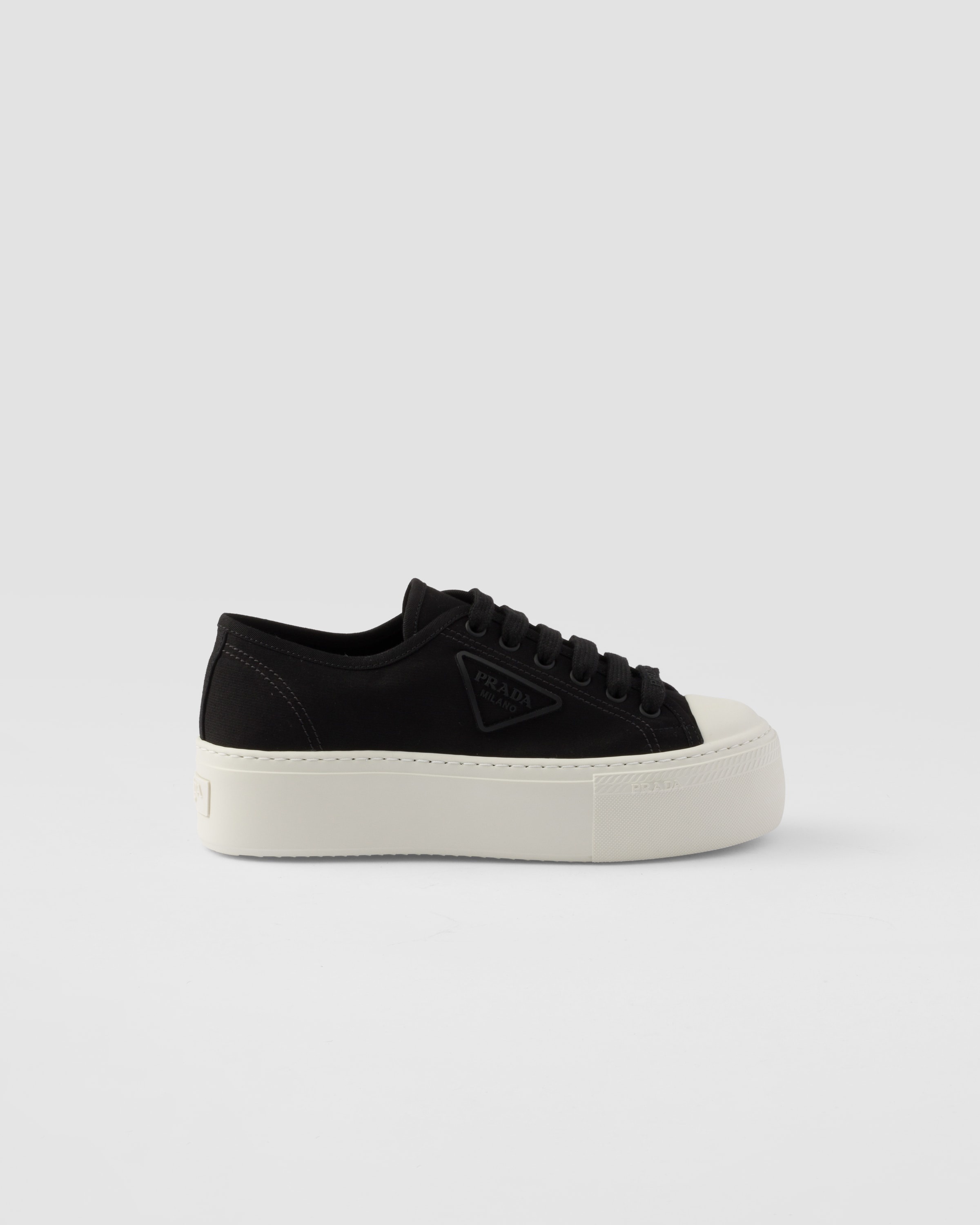 Laced fabric sneakers - 2