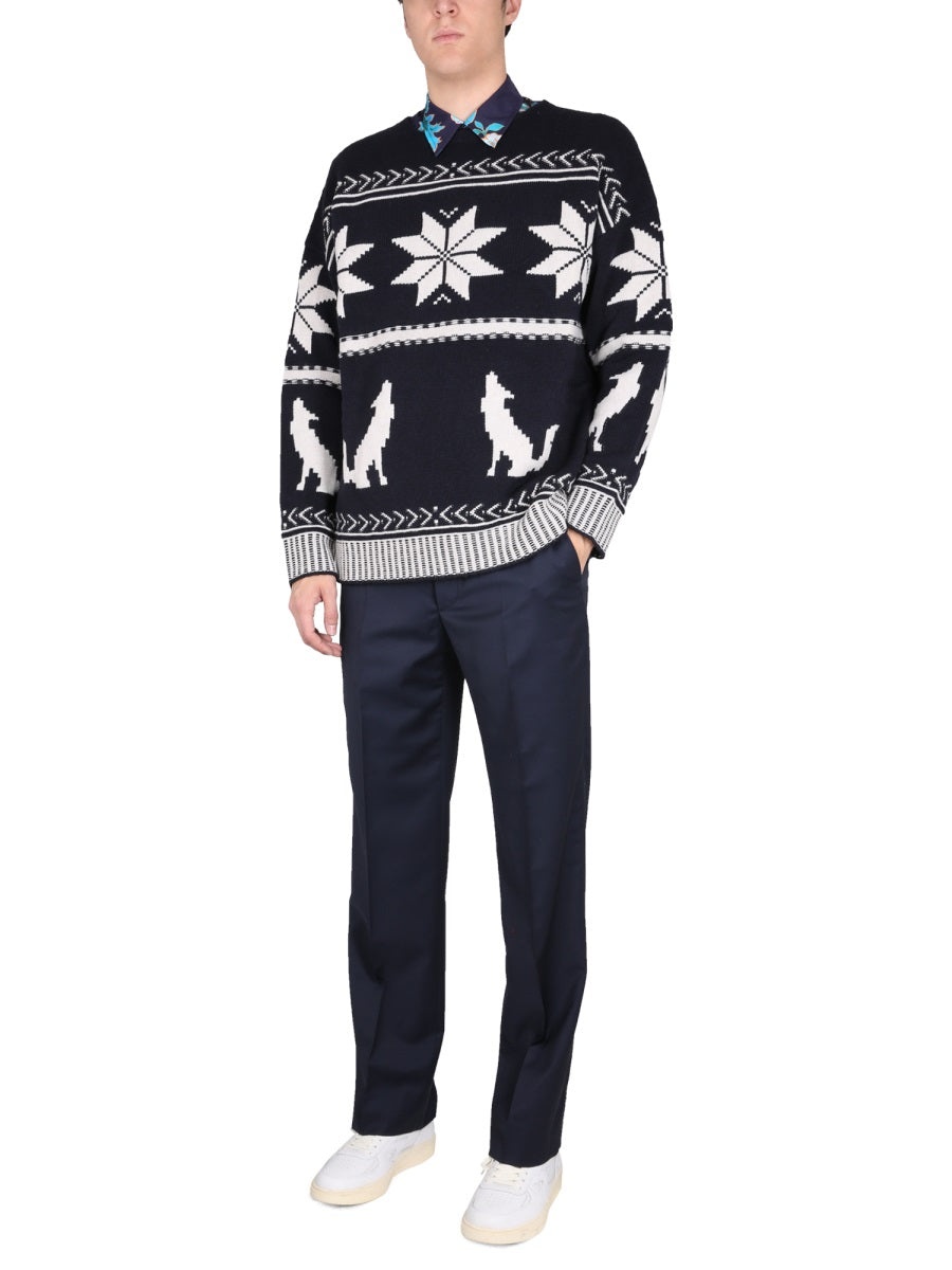 Etro Men Virgin Wool Sweater - 2