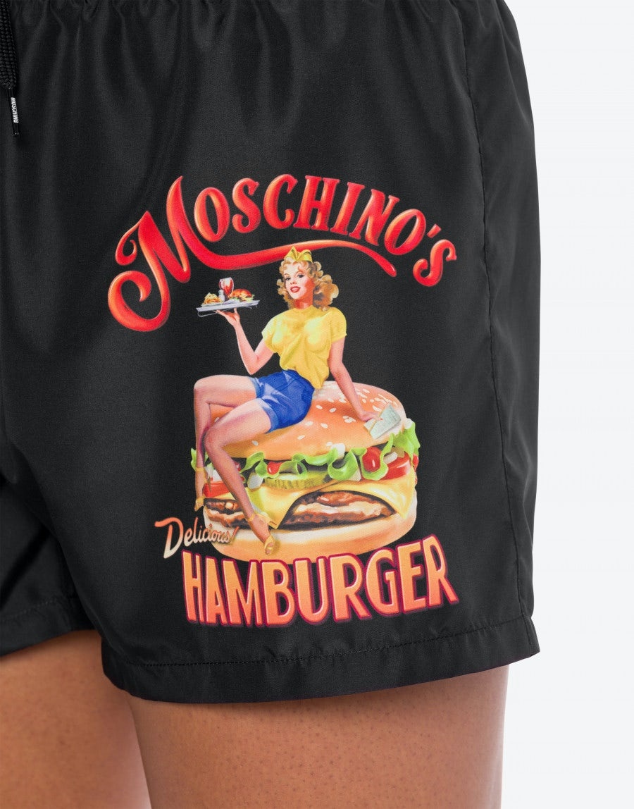 MOSCHINO'S HAMBURGER BEACH BOXER - 4