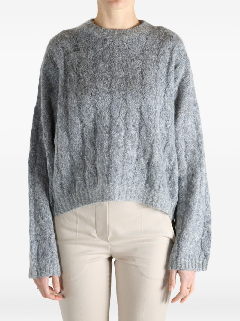 Brunello Cucinelli cable-knit sweater outlook