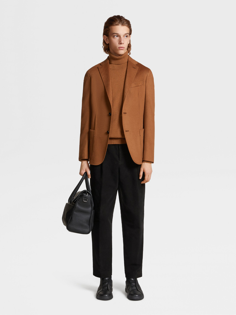 ZEGNA DARK FOLIAGE OASI CASHMERE SHIRT JACKET outlook