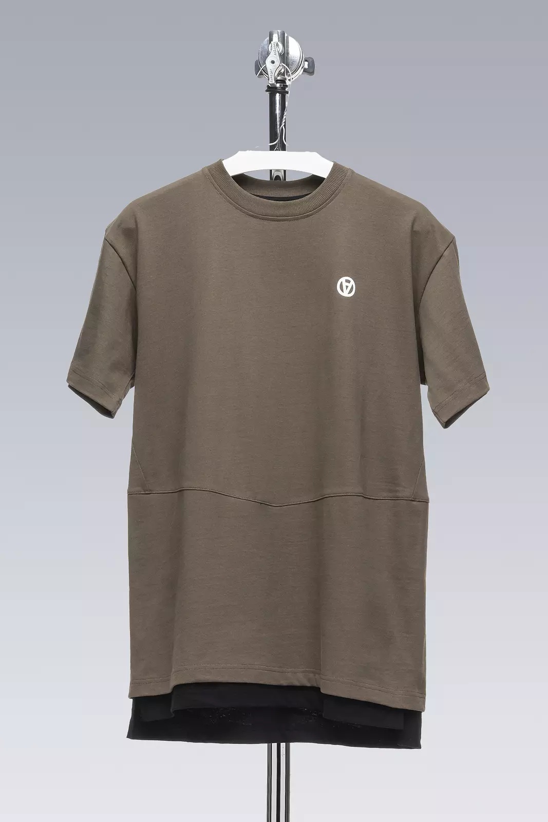 S28-PR-B 100% Organic Cotton Short Sleeve T-shirt RAF Green/Black - 1