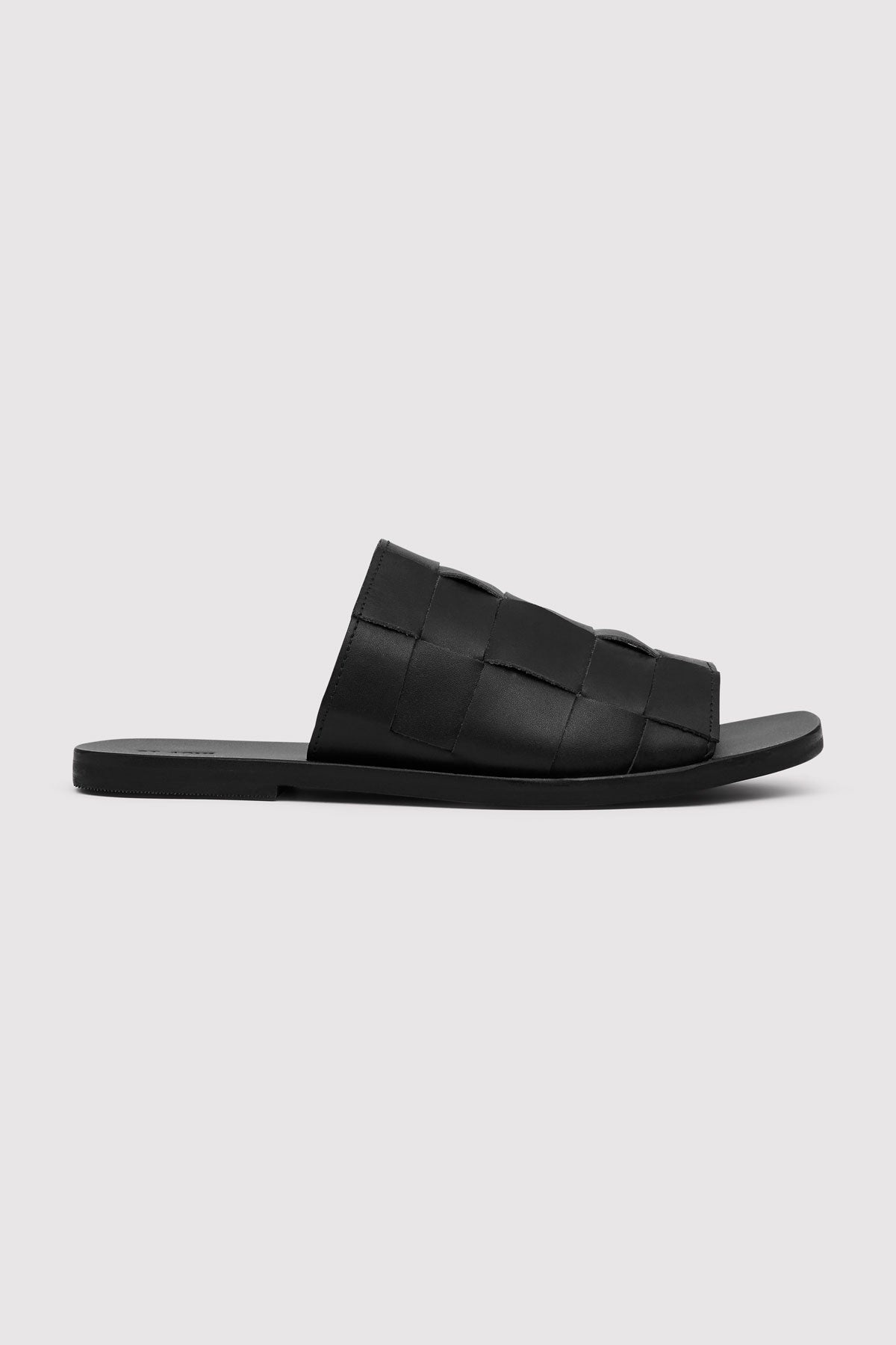 Woven Flats - Black - 5