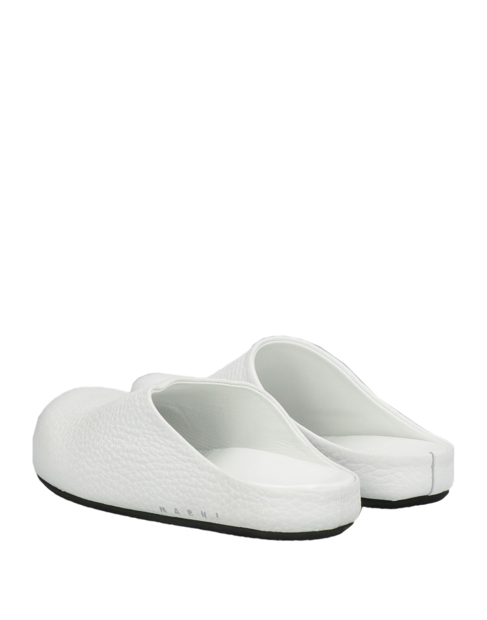 White Women's Mules And Clogs - 3
