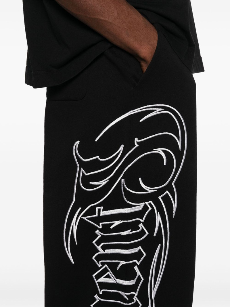 logo-embroidered trousers 5