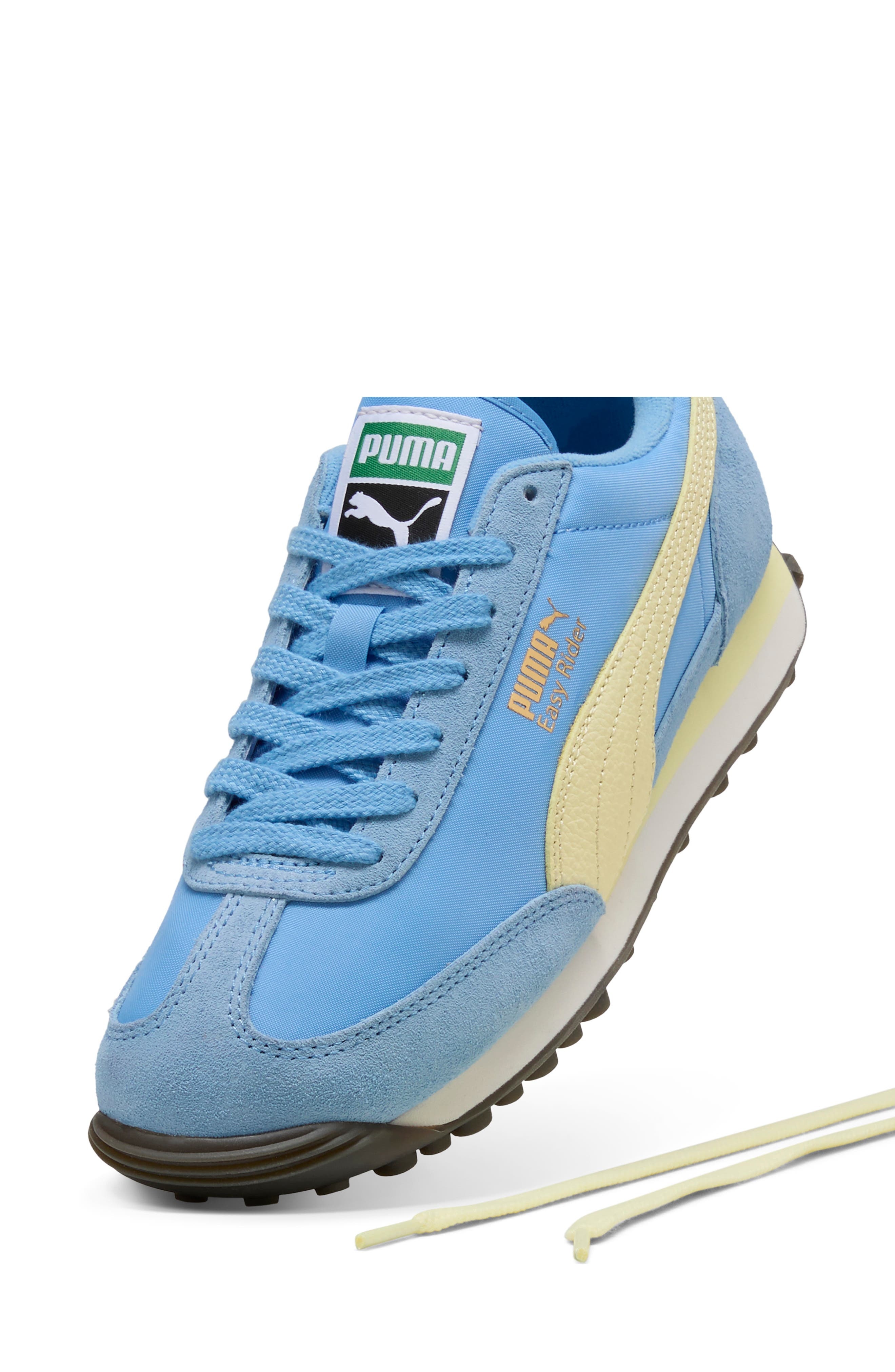PUMA Easy Rider Vintage Sneaker in Team Light Blue/Gold Moon at Nordstrom - 6