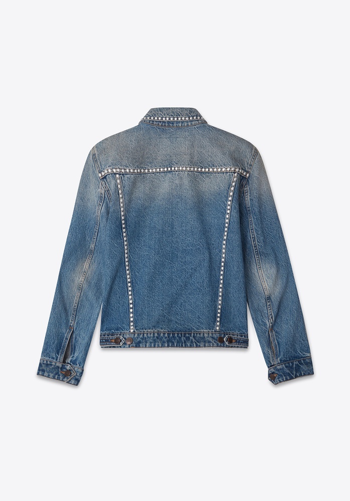 DENIM JACKET 75 VINTAGE BLUE STUDS - 3