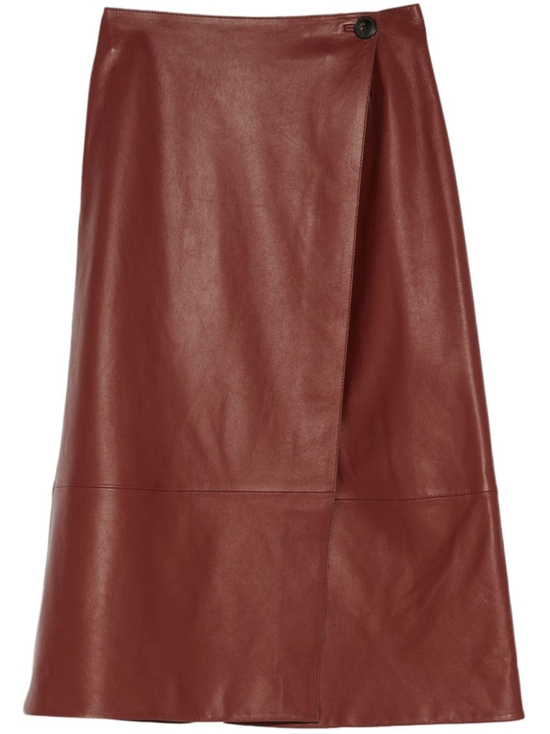 leather wrap skirt 1