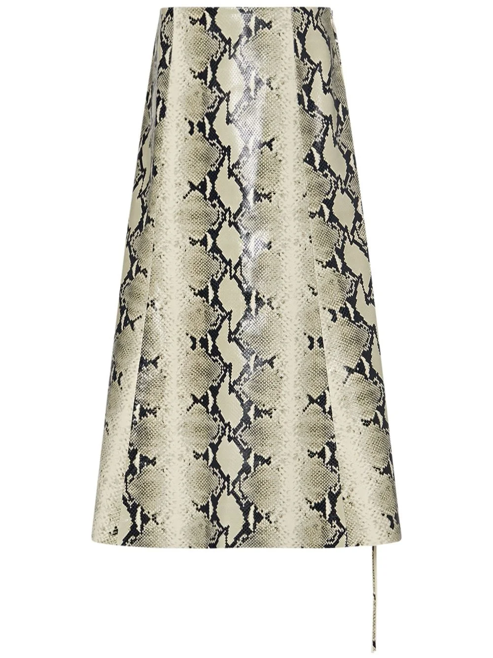 Snake-patterned skirt - 1