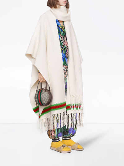 GUCCI Cape with oversize wool scarf outlook