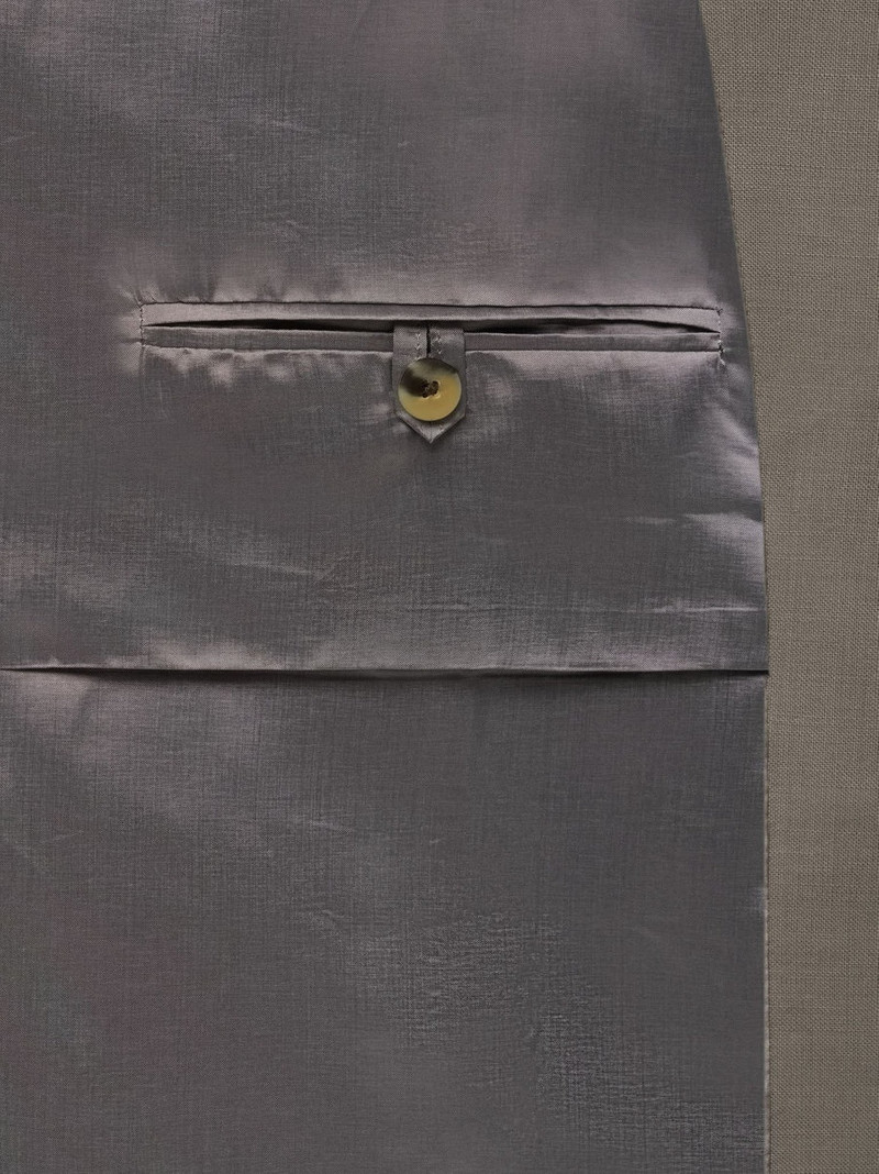 Wool Mohair Lapelless Jacket 8