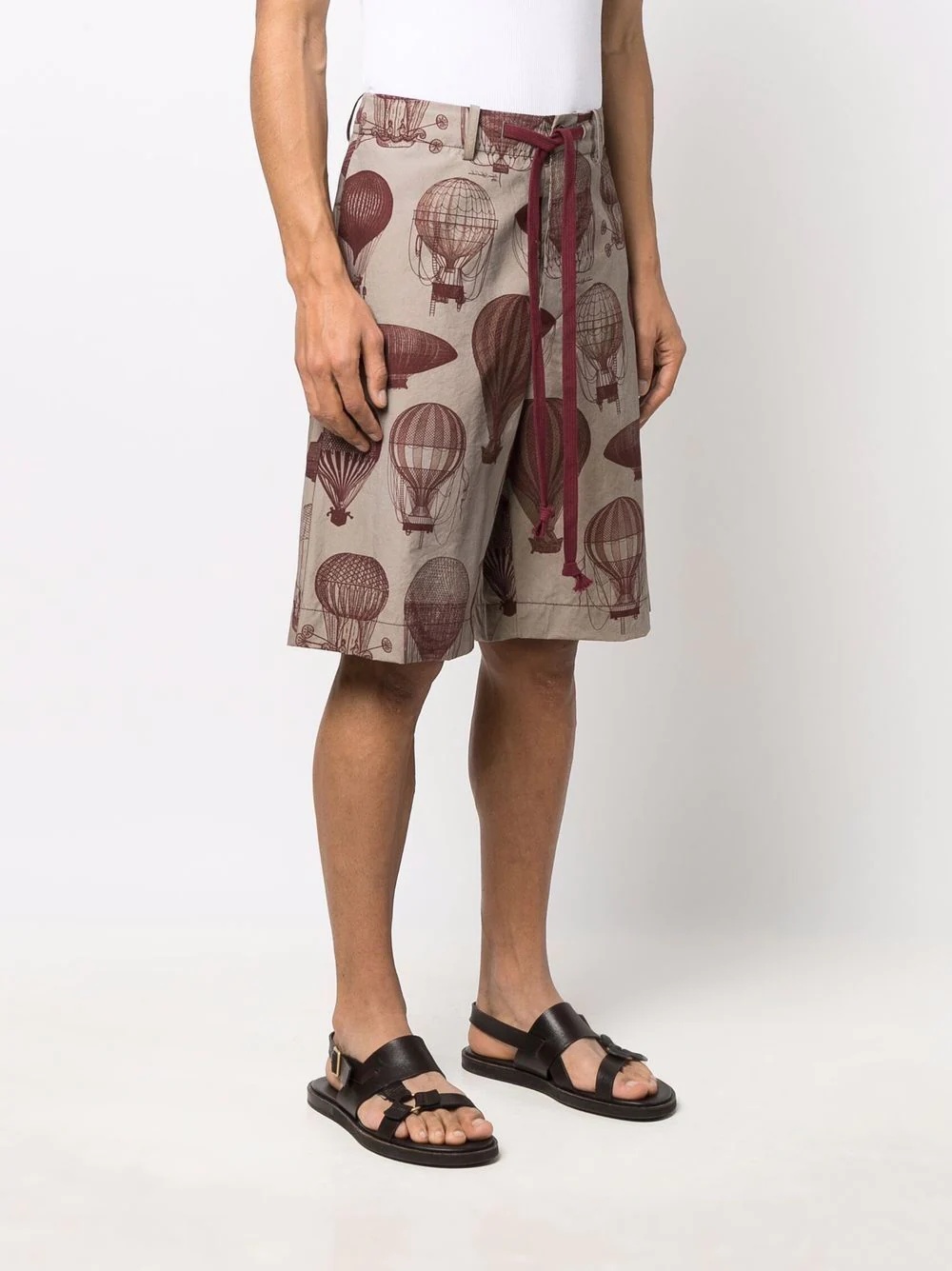 hot air balloon-print bermuda shorts - 3