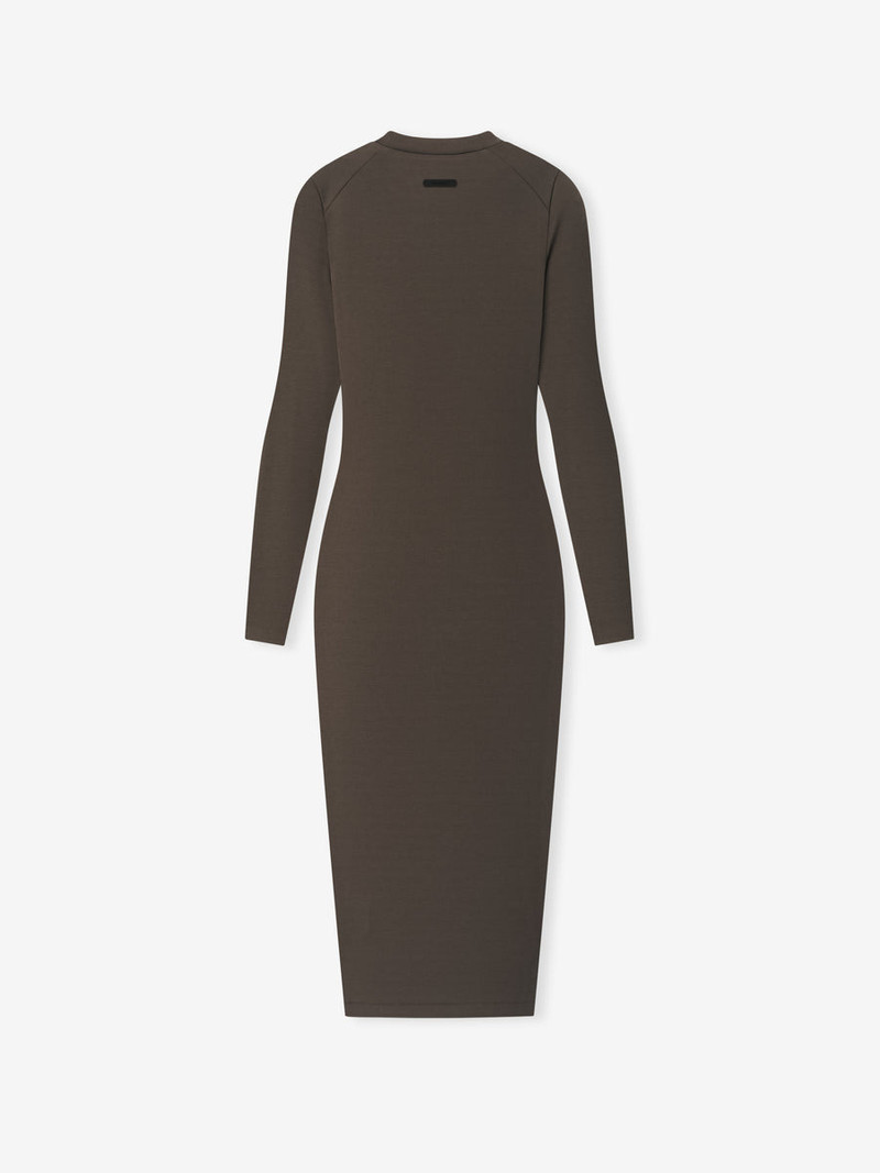 Fitted Long Sleeve Dress 2
