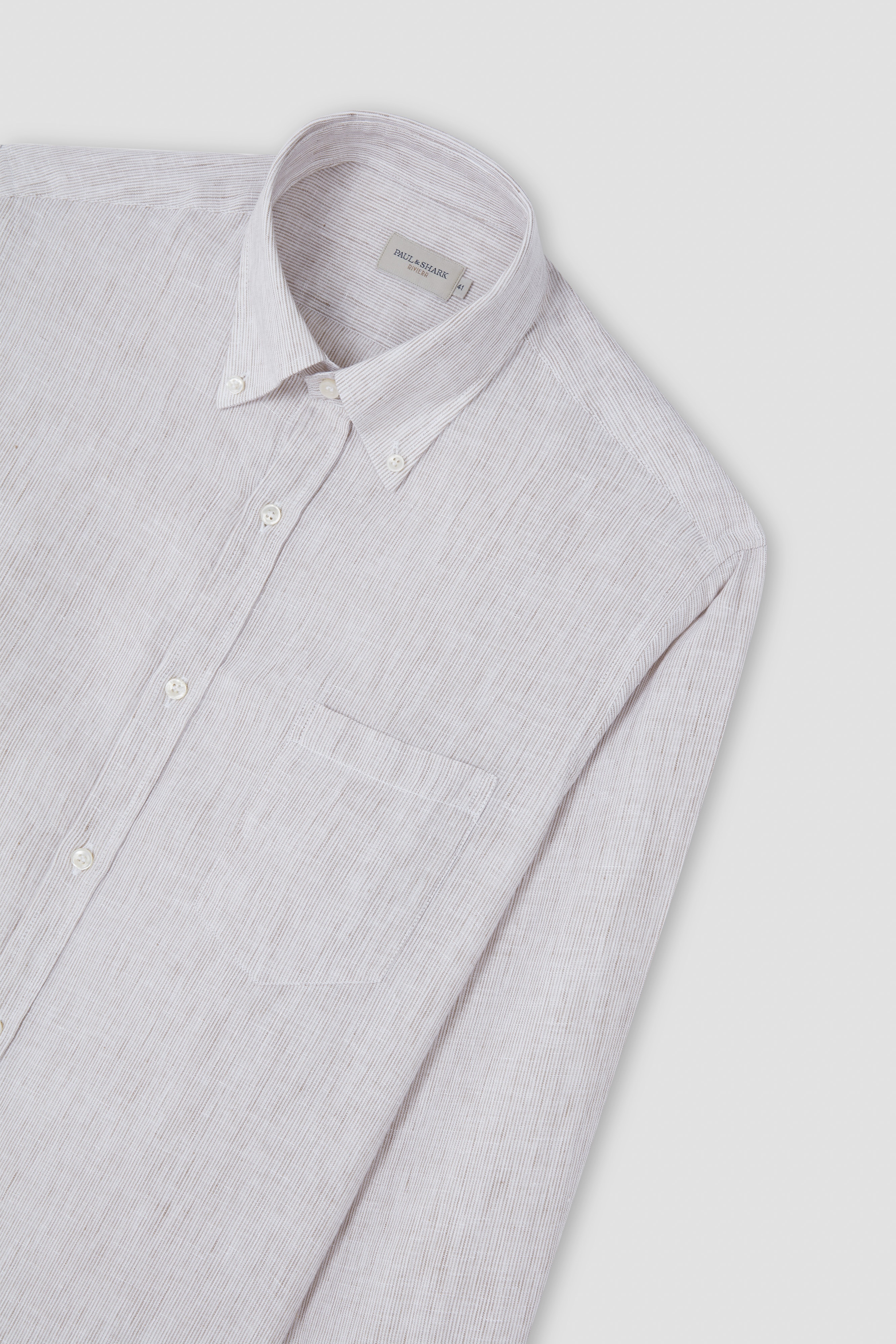 LINEN SEERSUCKER SHIRT - 5