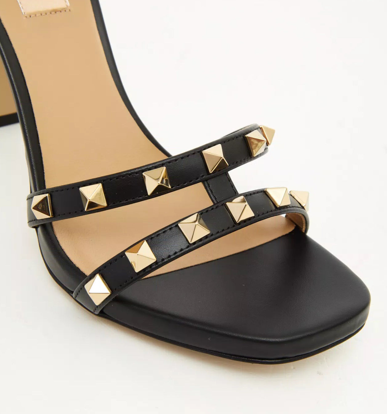Valentino Rockstud Elk Print 100mm Sandals - 2