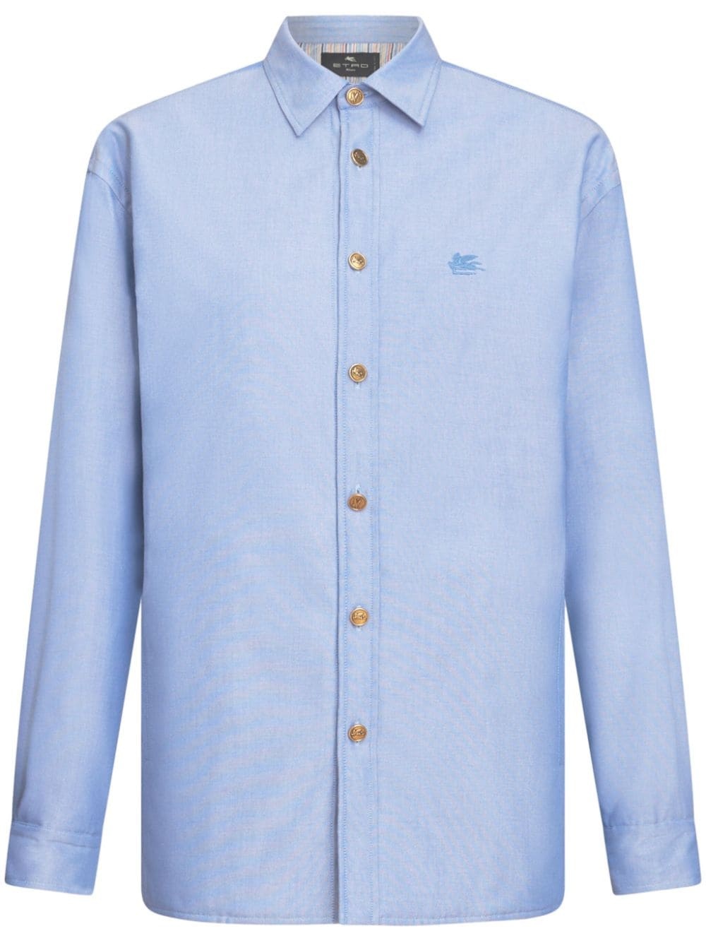 padded cotton shirt jacket - 1