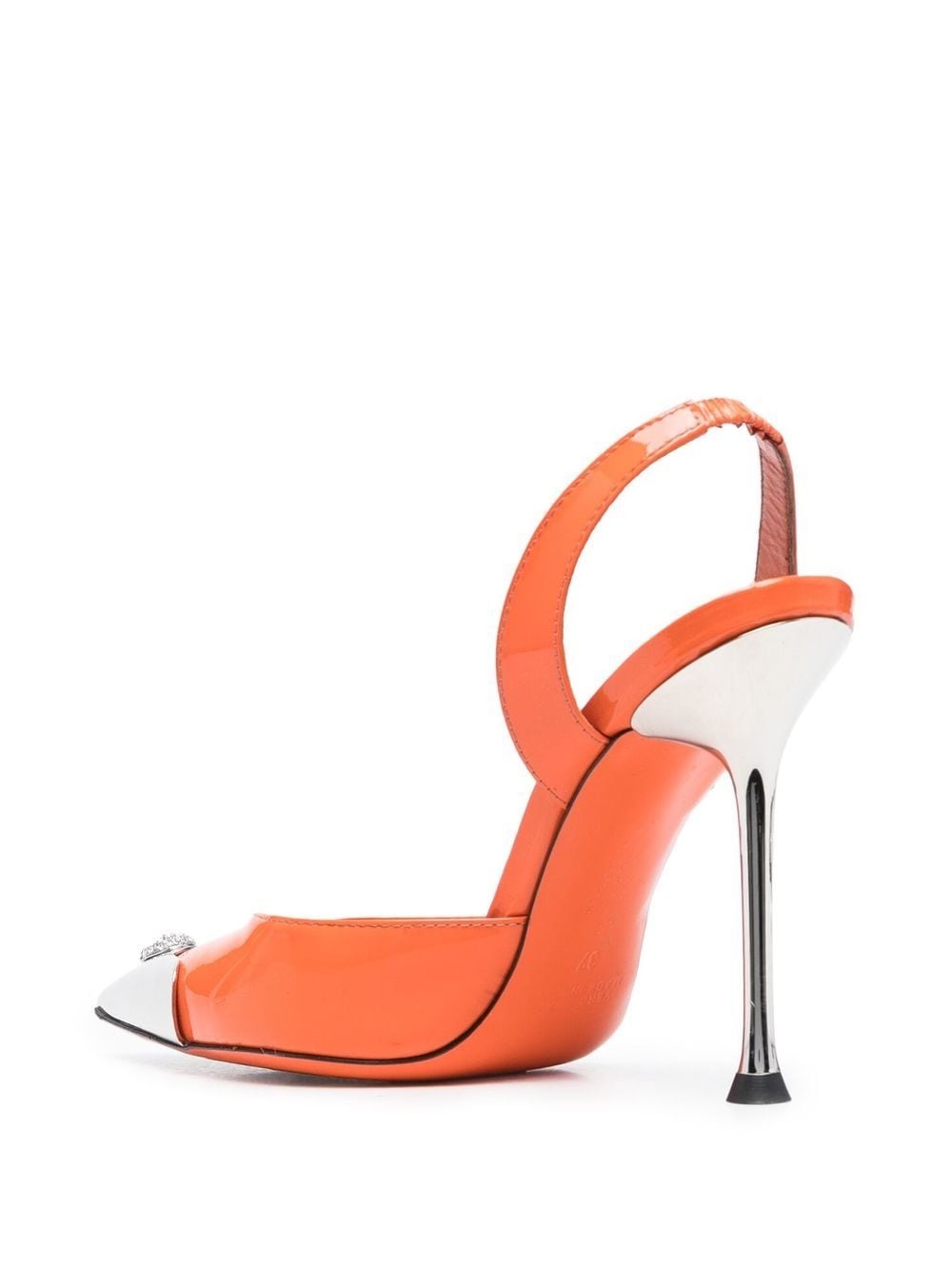 Decollete 110 mm leather pumps - 3