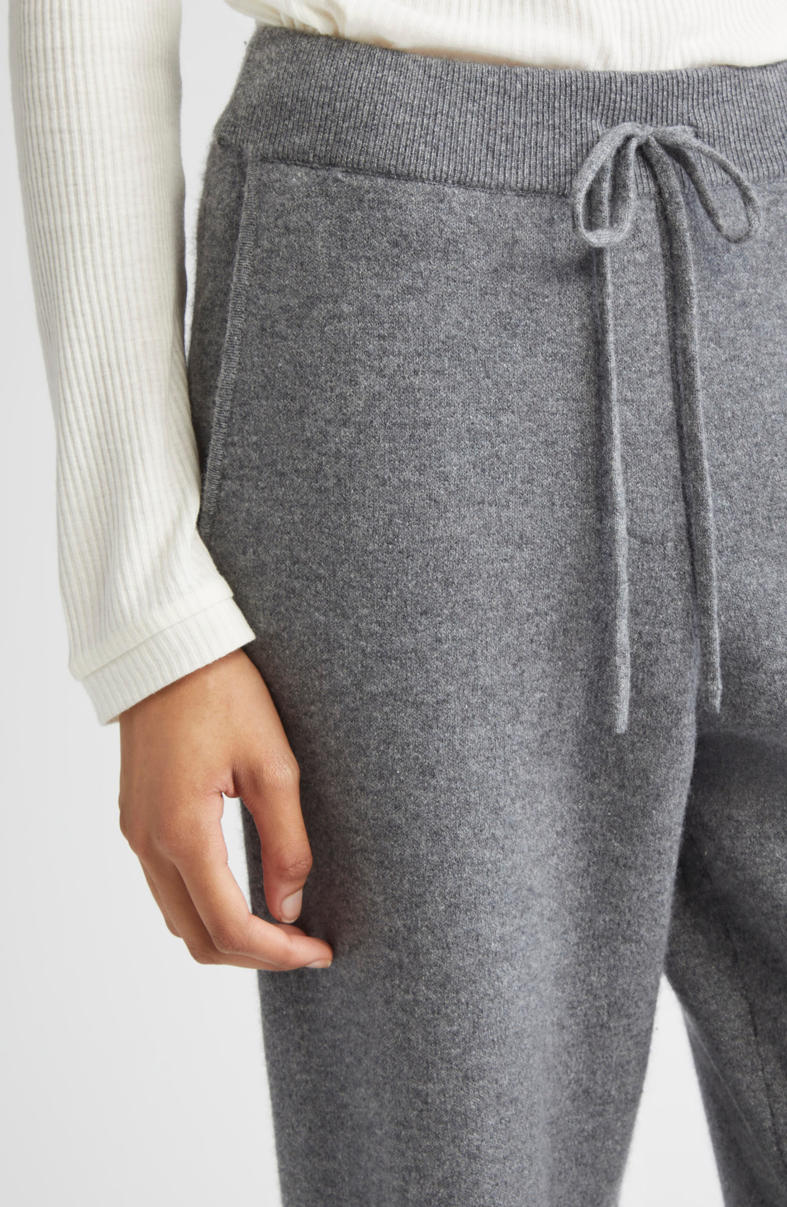LOULOU DE SAISON Hespero Cashmere Joggers in Anthracite Melange at Nordstrom - 5