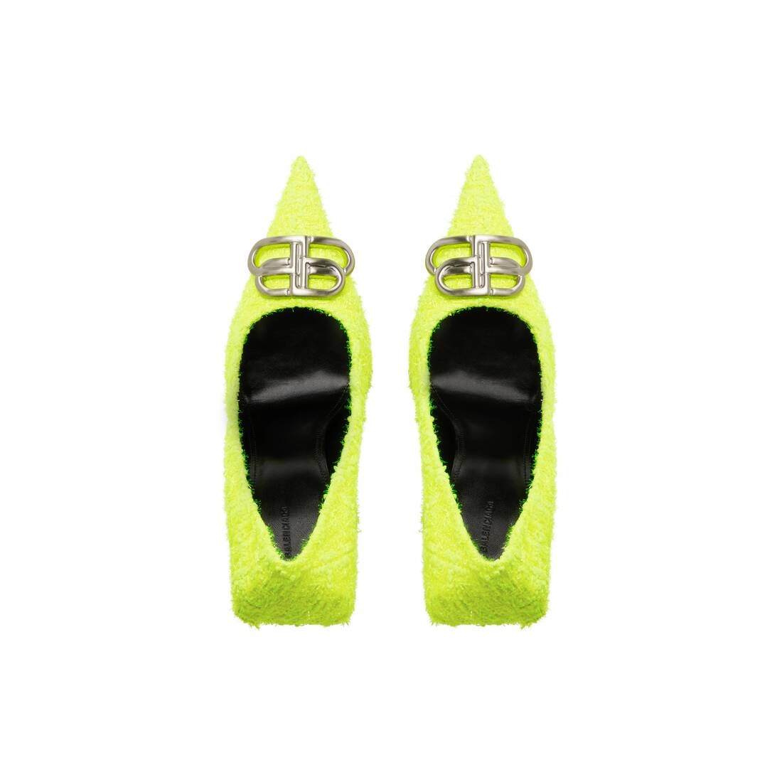 Women's Square Knife Bb 110mm Pump  in Fluo Yellow - 6