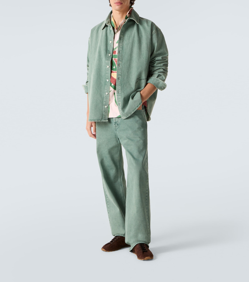 JACQUEMUS De-Nîmes mid-rise straight jeans outlook