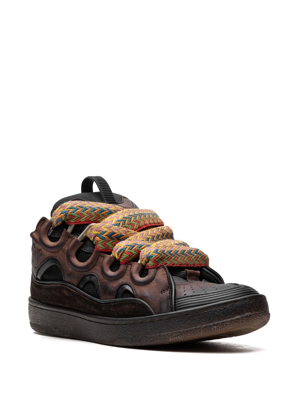 Curb leather sneakers - 2