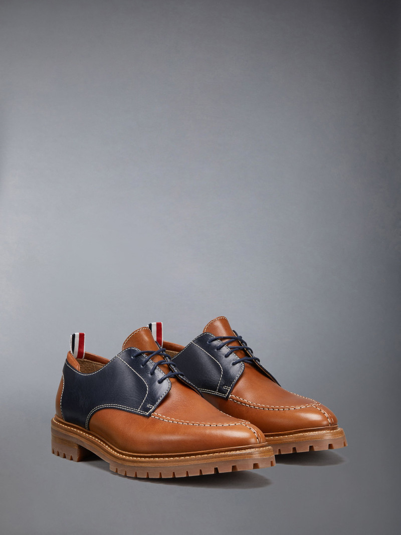 Thom Browne Vacchetta Goodyear Commando Sole Apron Stitch Derby outlook