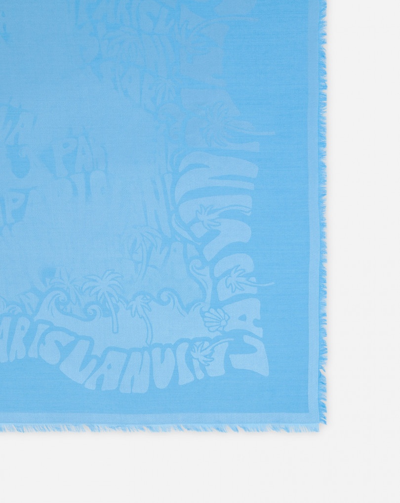 LANVIN SUMMER WAVE PRINTED PASHMINA - 3
