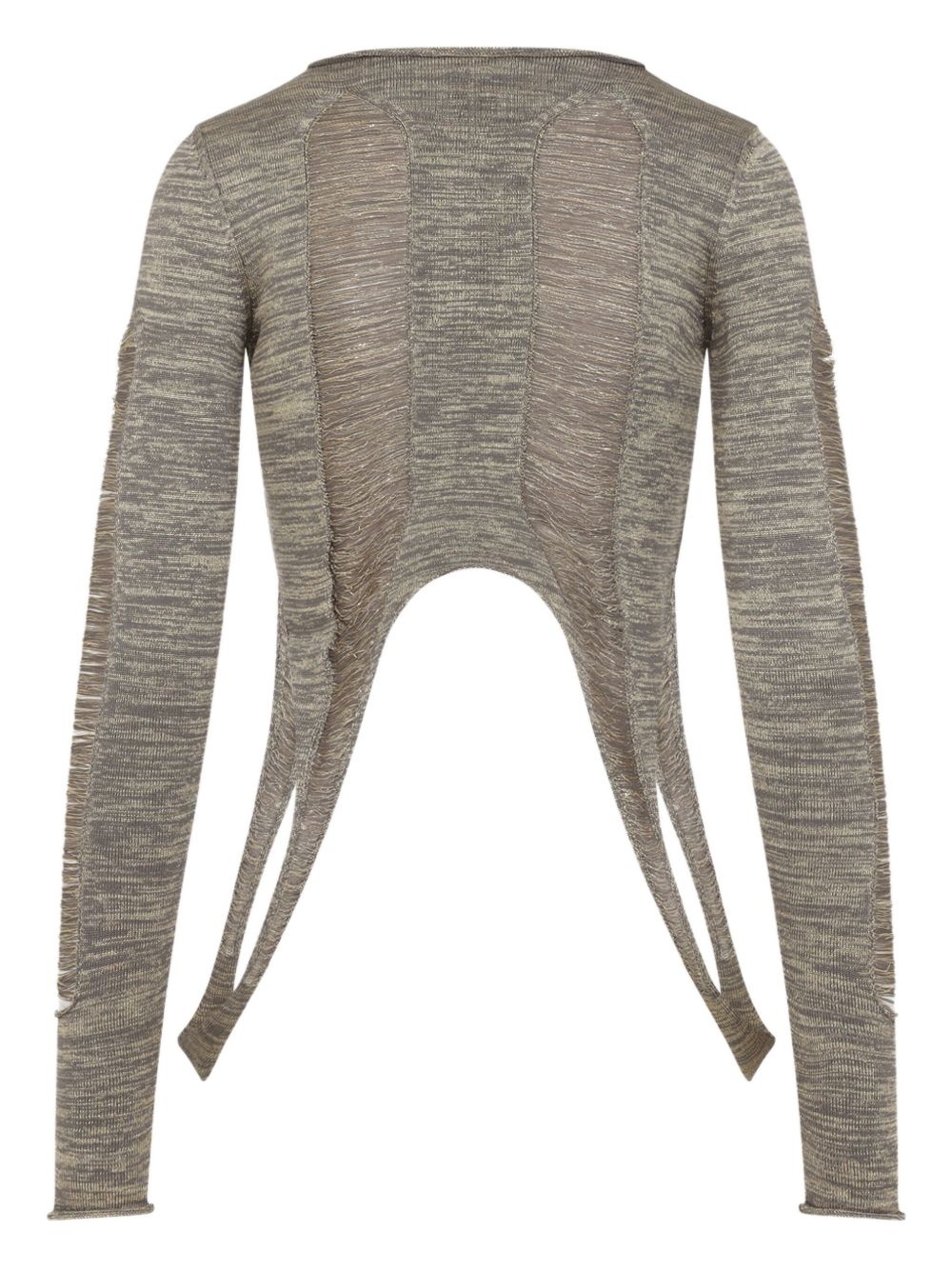 ripped-detail T-shirt - 2