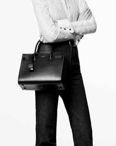 SAINT LAURENT classic sac de jour small in smooth leather outlook