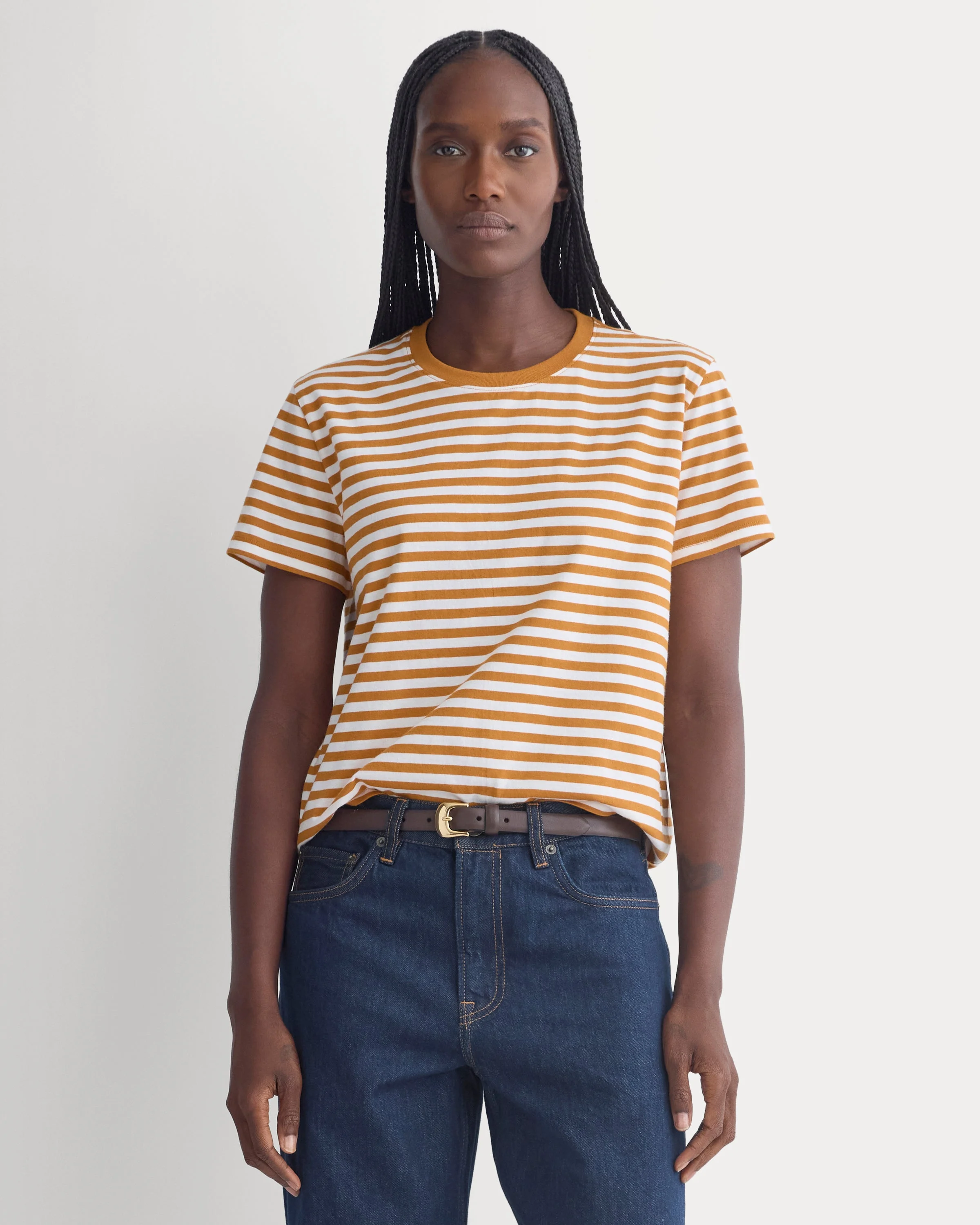 THE BOX-CUT TEE IN ESSENTIAL COTTON - 1