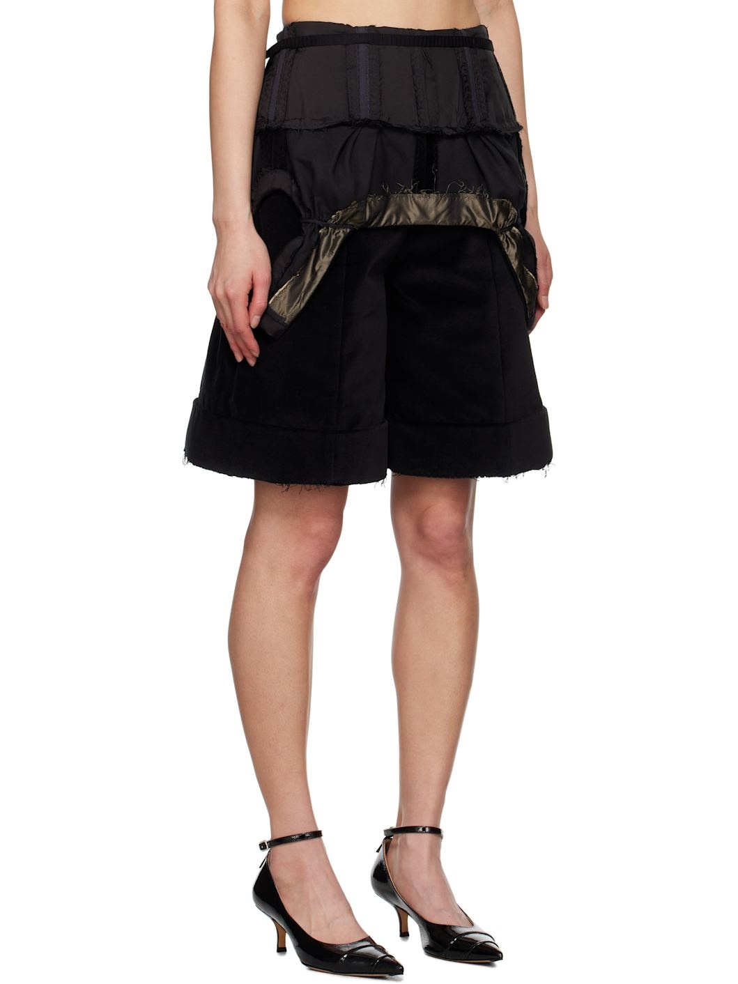 Black Multi-Wear Shorts - 2