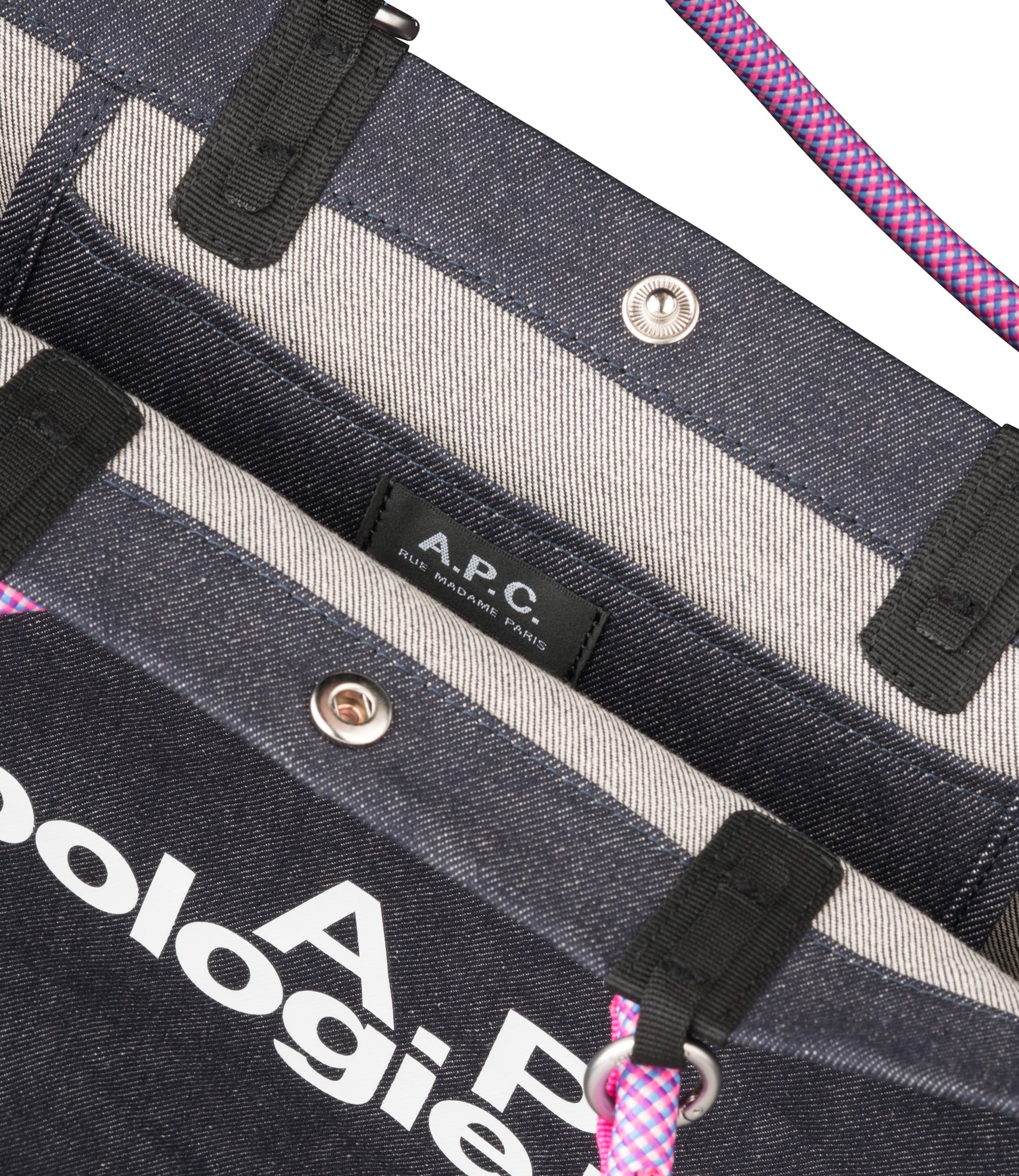 A.P.C. TOPOLOGIE SHOPPING BAG - 5