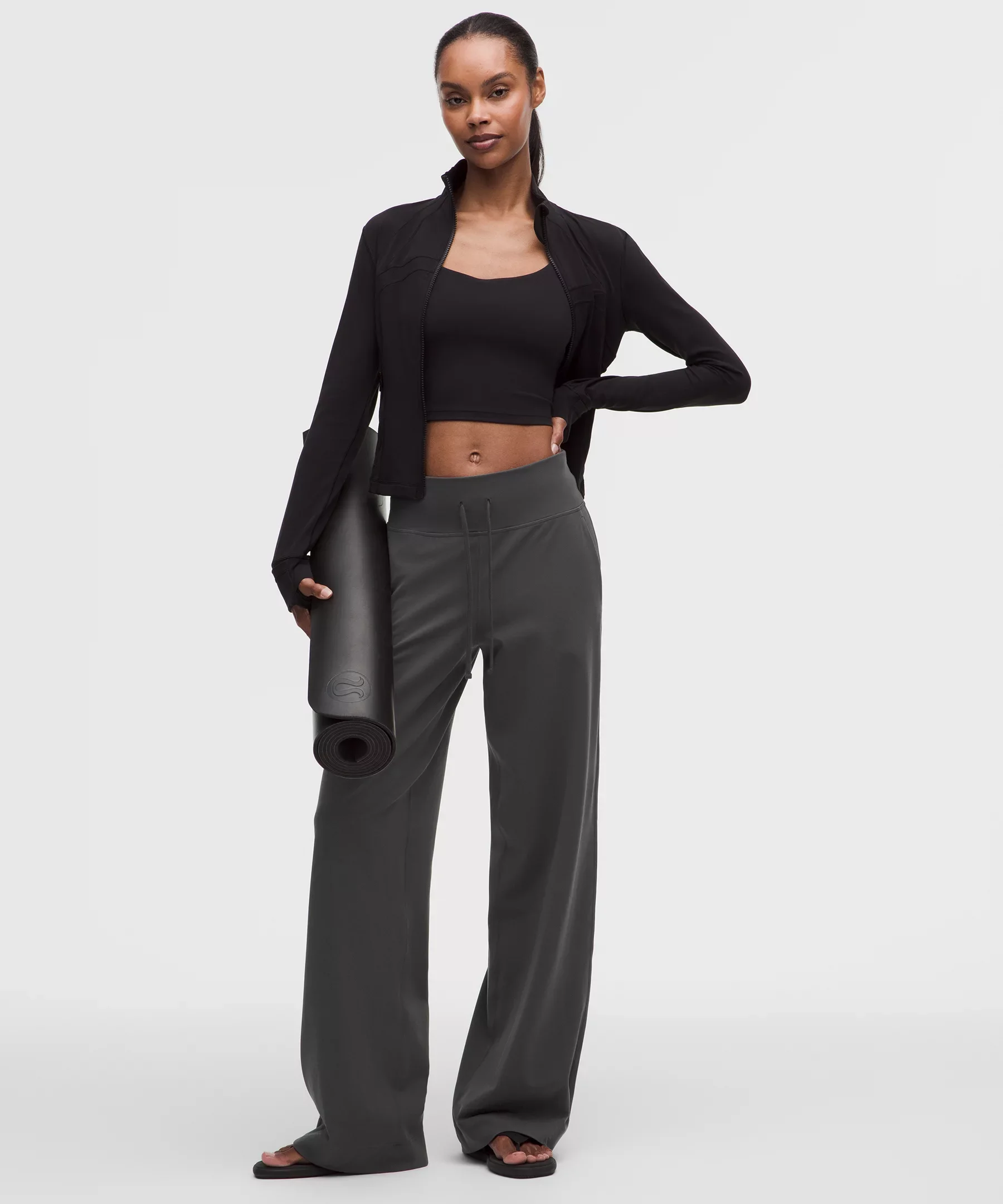 Groove High-Rise Wide-Leg Pant *Short - 1