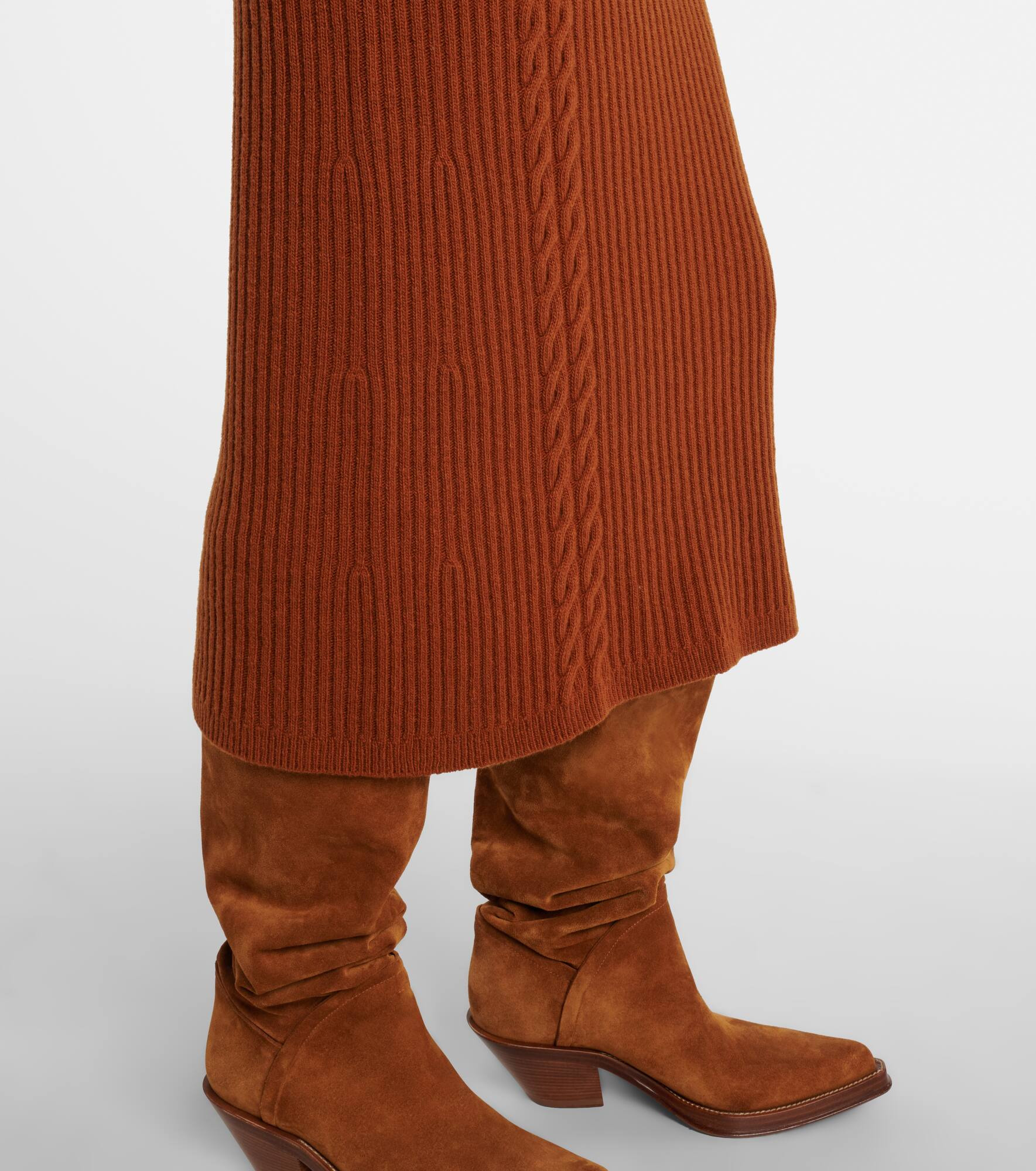 Zelanda wool-blend midi dress - 5
