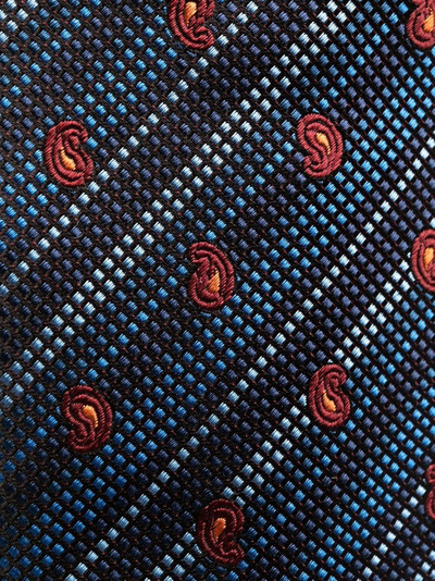 Etro diagonal stripe pattern tie outlook