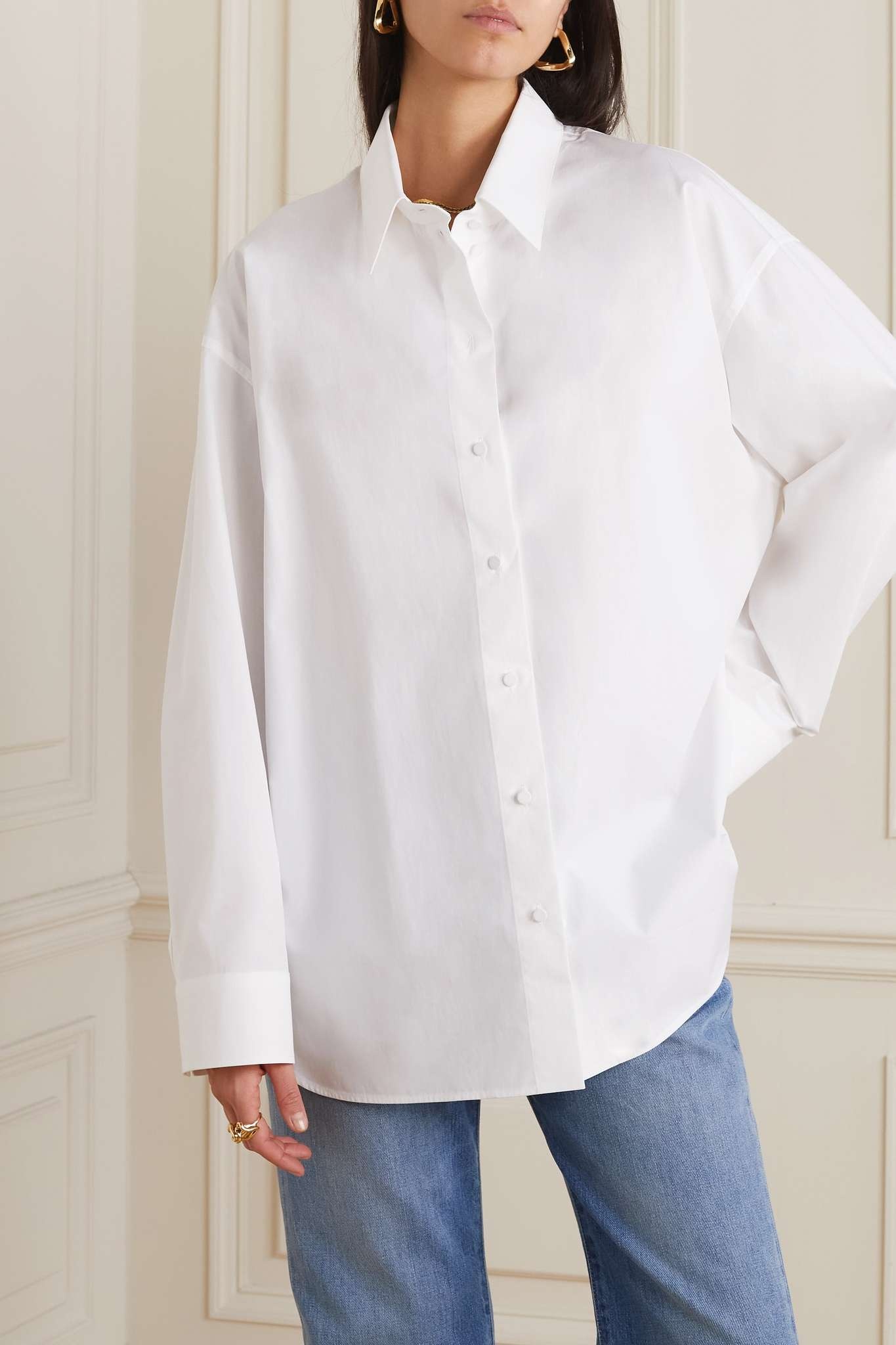 Cotton-poplin shirt - 3