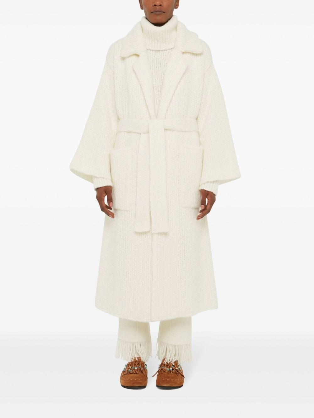 knitted robe coat - 3