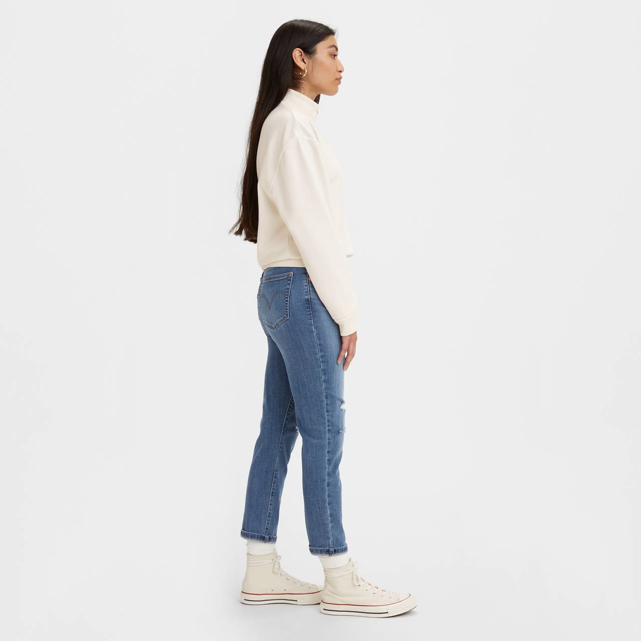 BOYFRIEND MID RISE WOMEN'S JEANS - 3