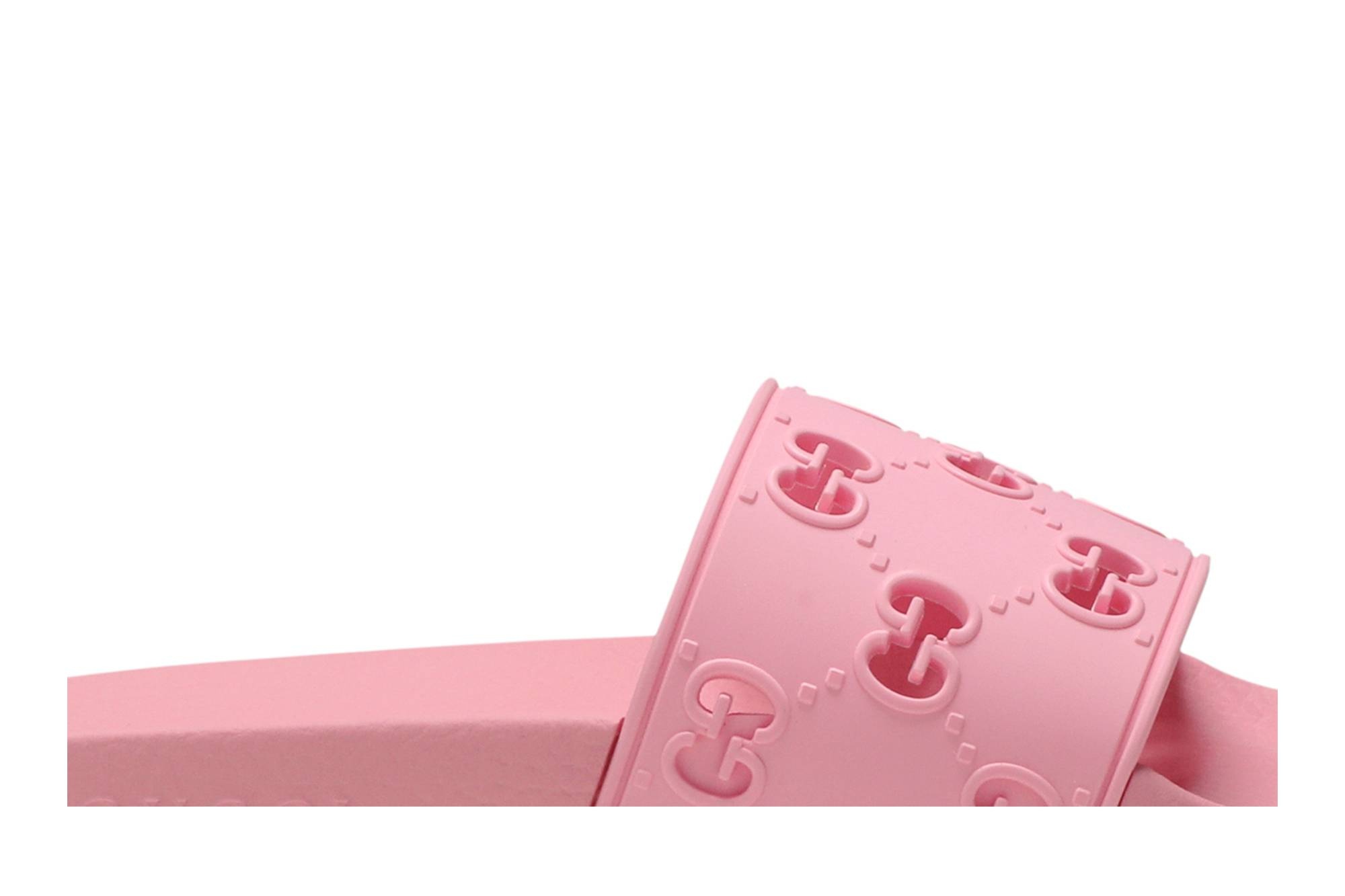 Gucci Wmns GG Slide Rubber 'Pink' - 2