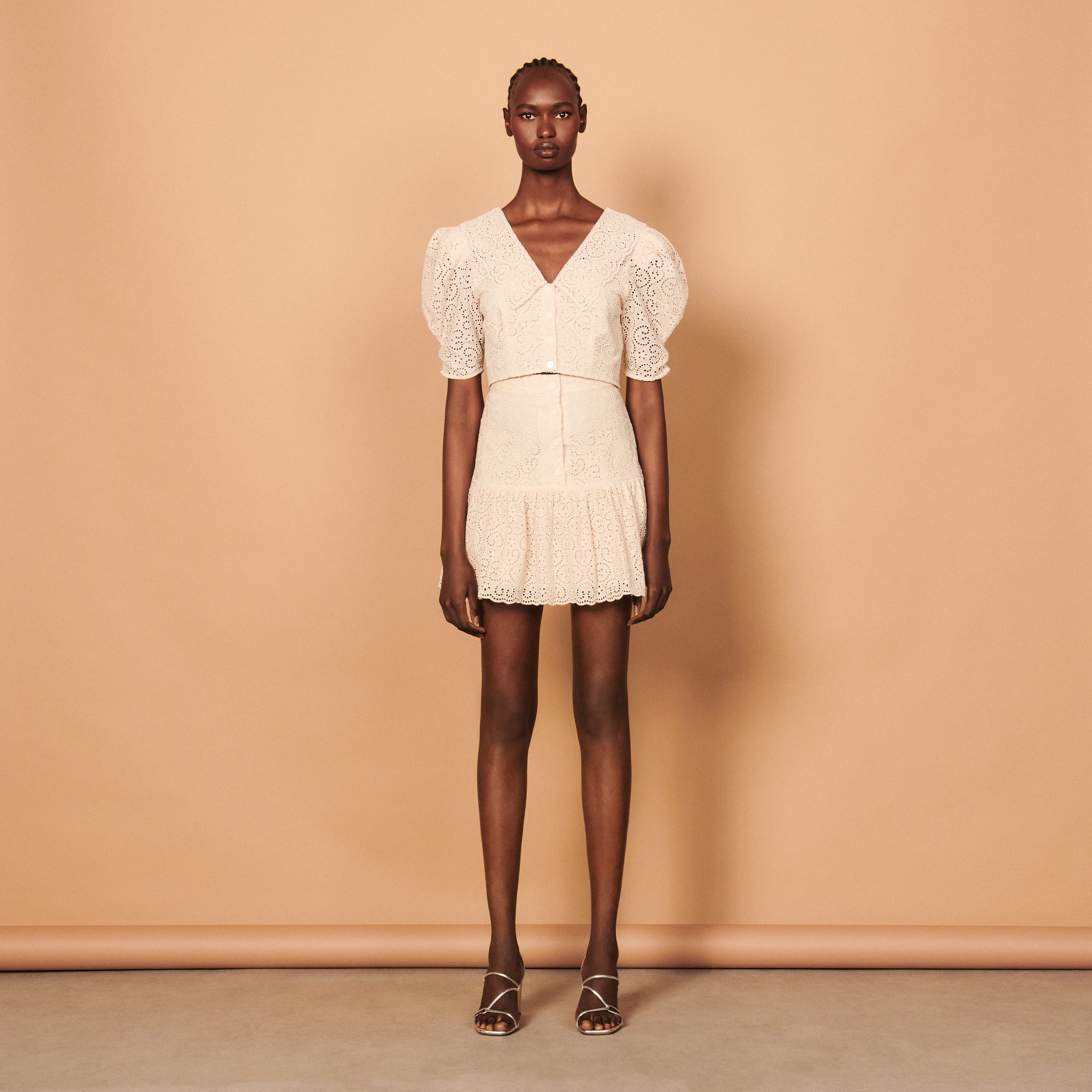 Broderie anglaise skirt - 7