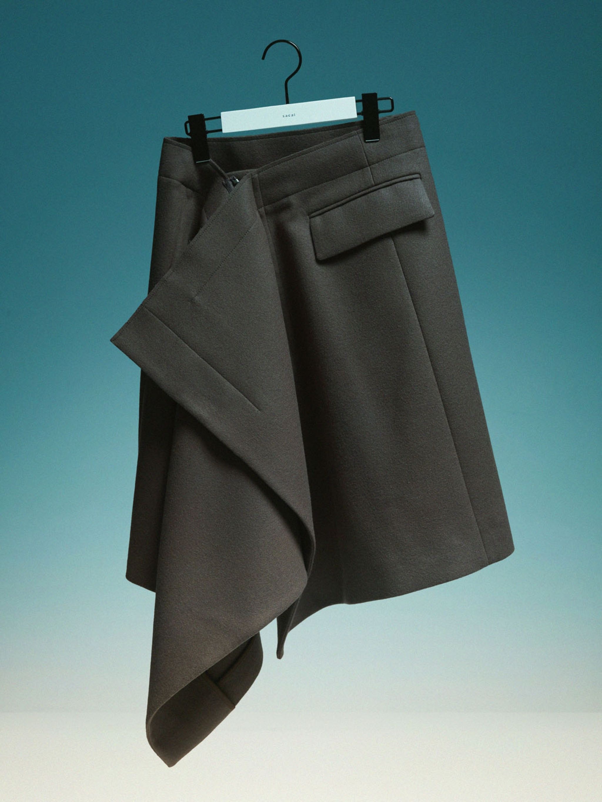 Wool Melton Skirt - 2