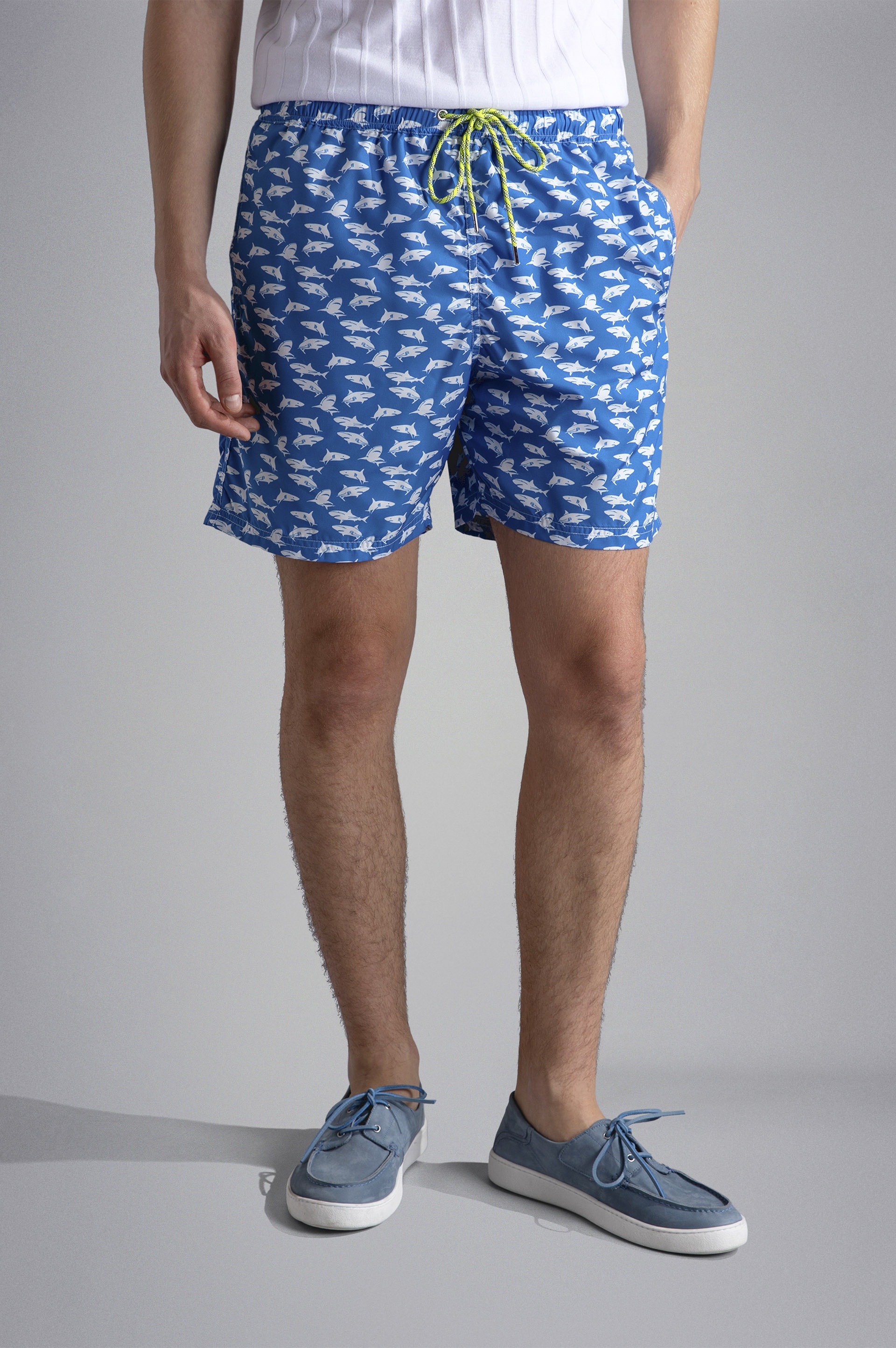 SWIM SHORTS WITH SHARK PRINT - 6