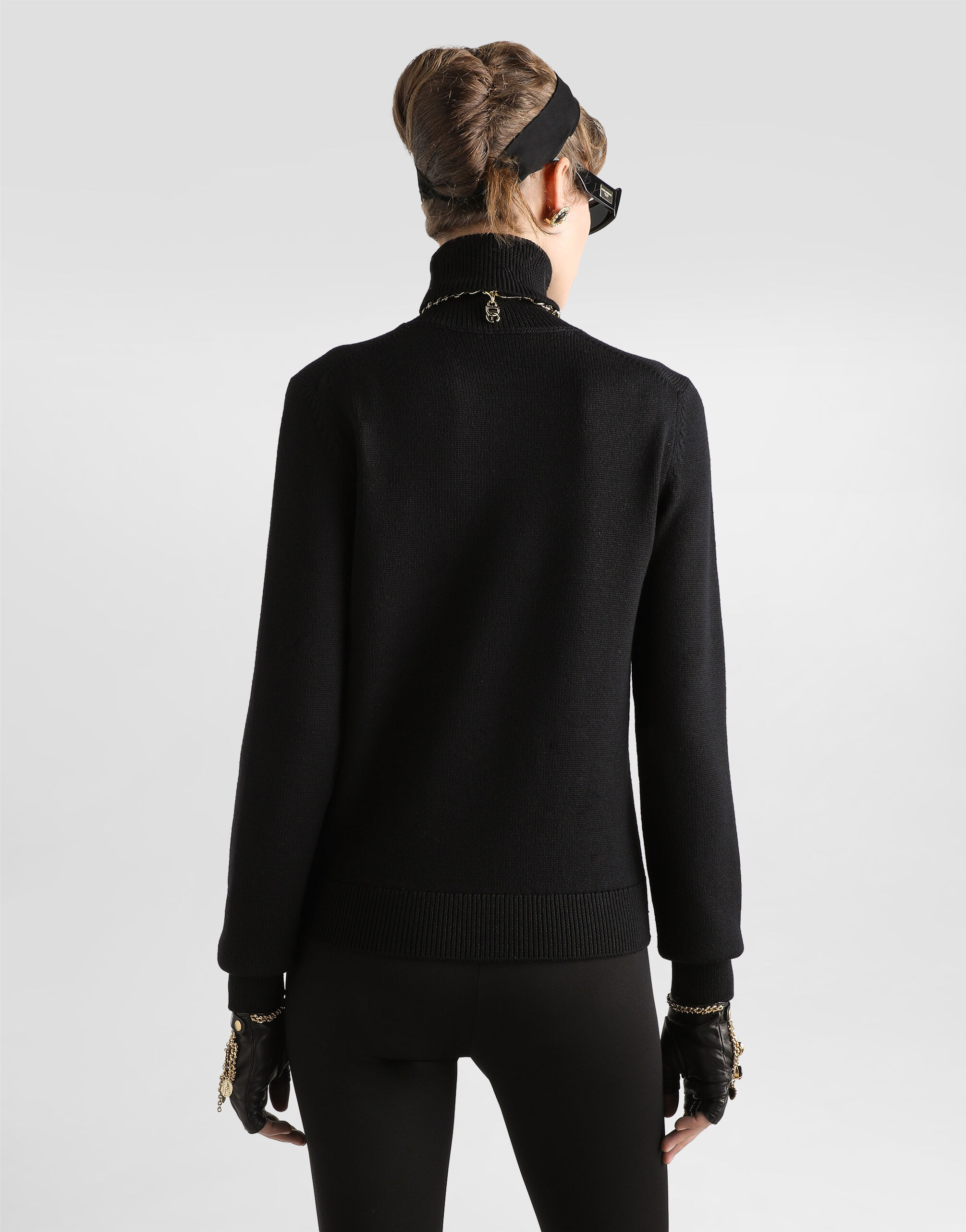 Wool turtleneck pullover - 3
