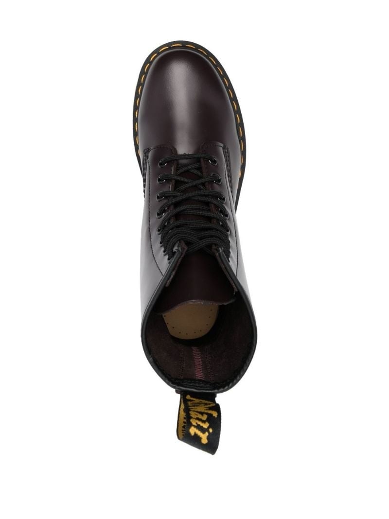 1460 lace-up leather boots - 4