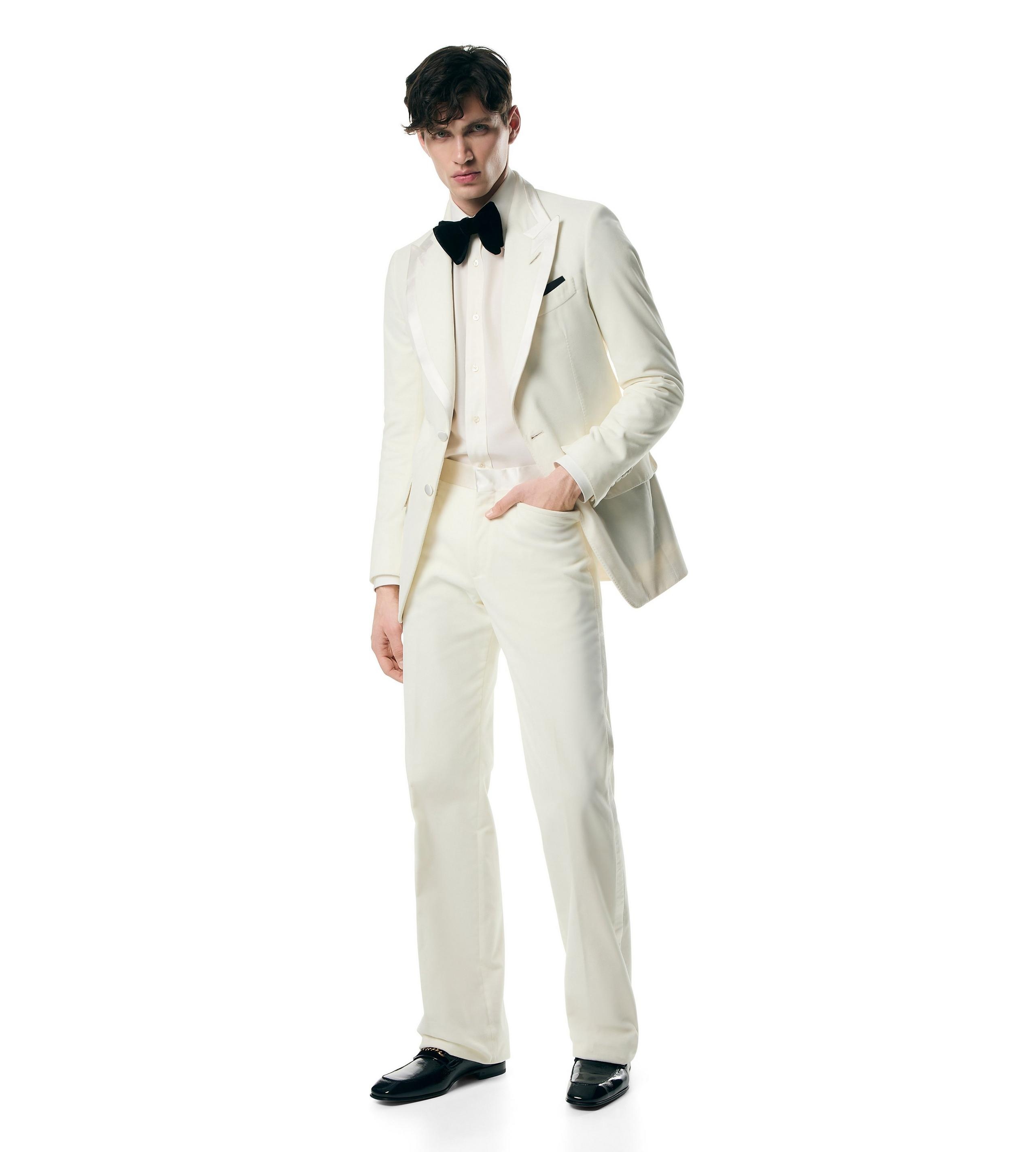 COMPACT LIGHT VELVET ATTICUS COCKTAIL JACKET - 2