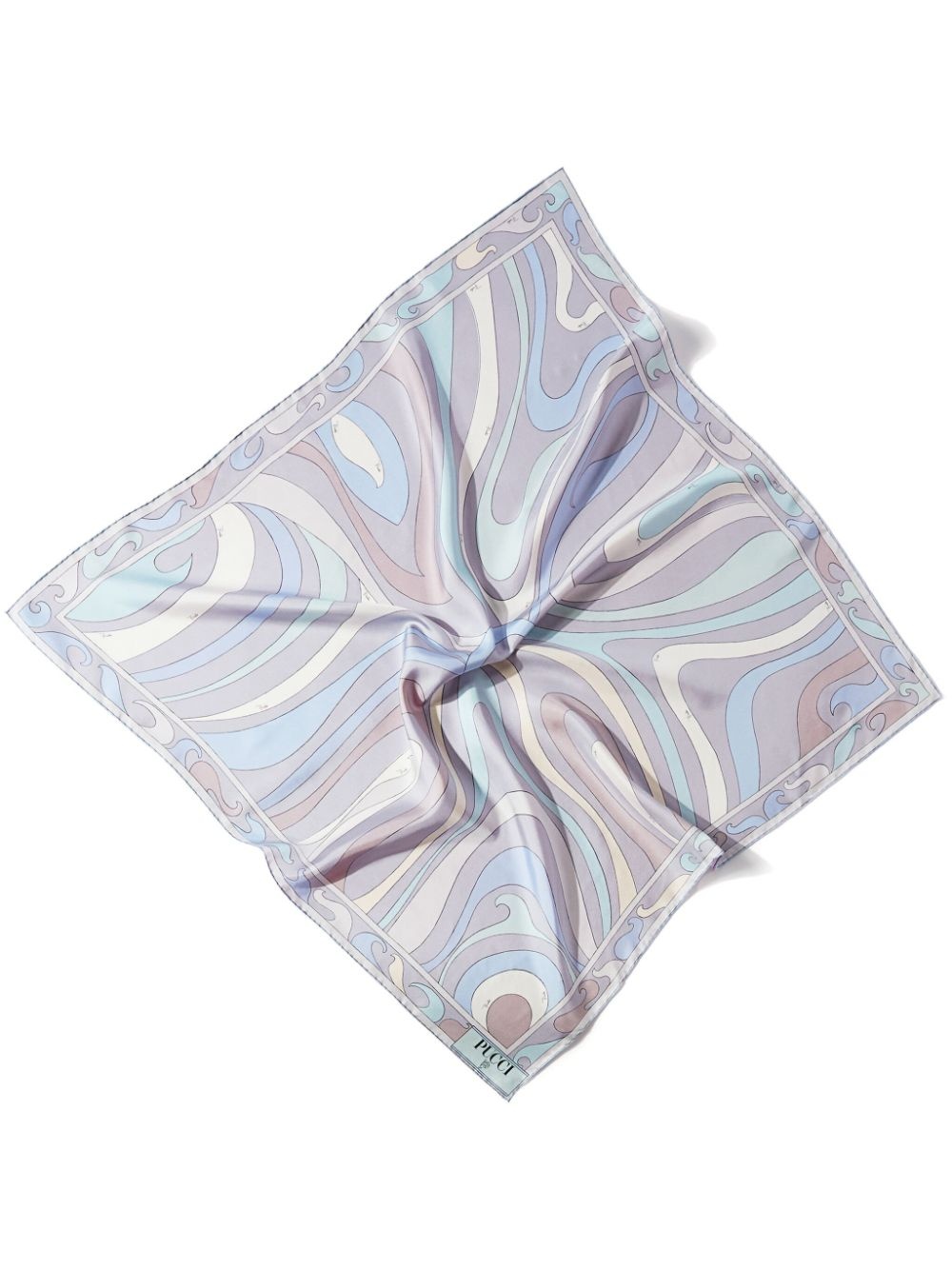 large Marmo-print silk scarf - 1