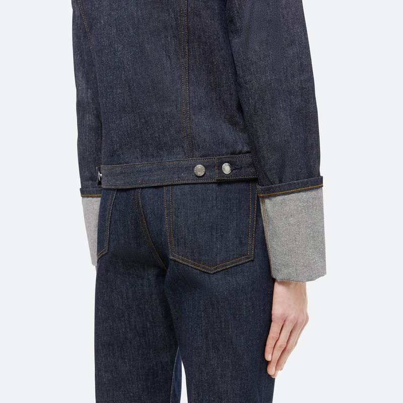 CUFFED DENIM TRUCKER JACKET 6