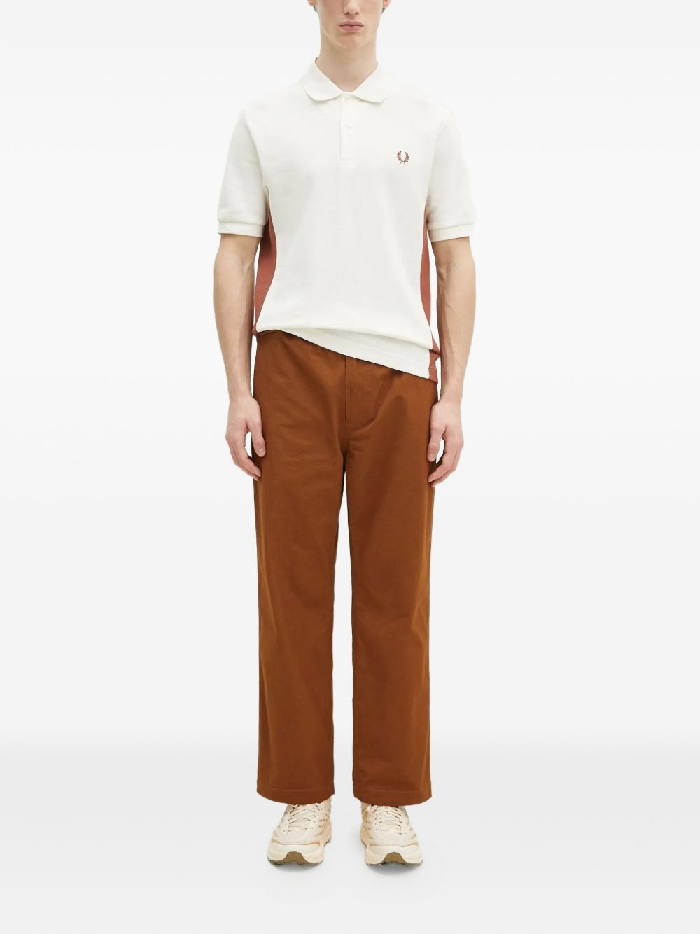 panelled polo shirt - 2