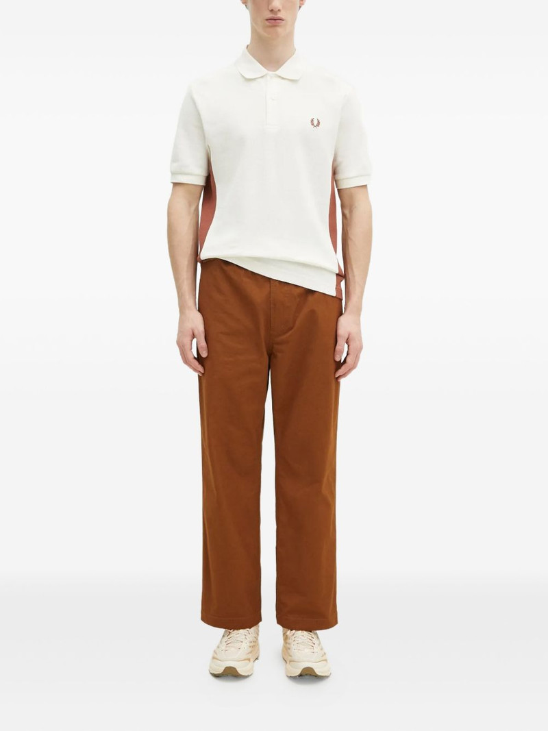 Fred Perry panelled polo shirt outlook